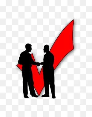 Shaking Hands Cartoon | Free PNG-WebP