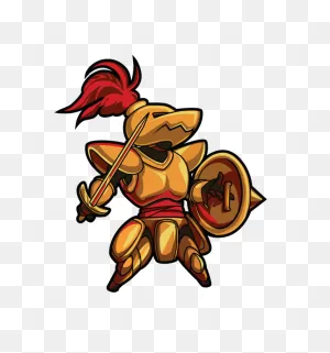Goldarmor | Shovel Knight Wiki | ClipartFlare