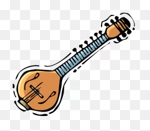 Sitar Clipart - Large Size Png Image - ClipartFlare