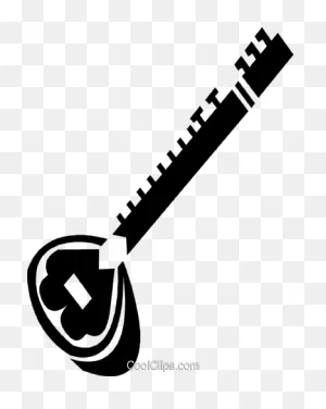 Sitar Royalty Free Vector Clip Art Illustration -Vc028288 ClipartFlare.com 