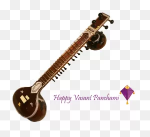 Vasant Panchami String Instrument Sitar Musical Instrument For ClipartFlare.com 