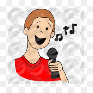 Sing Picture For Classroom / Therapy Use - Great Sing Clipart