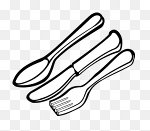 Free Silverware Clipart Black And White, Download Free Silverware ClipartFlare.com 