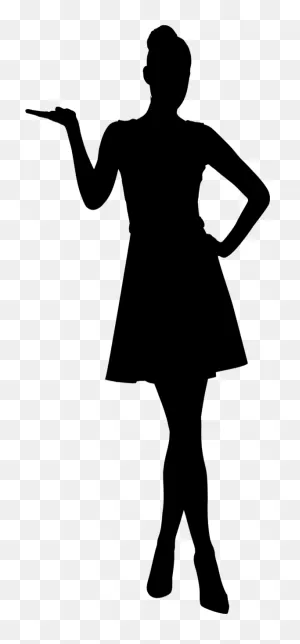 Victorian Silhouette Clipart - Woman Silhouette Hat - Png Download ClipartFlare.com 