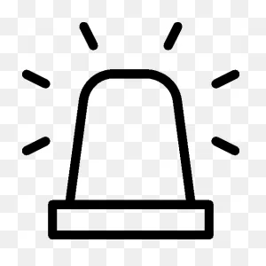 City Siren Icon - Siren Black And White - (512X512) Png Clipart ClipartFlare.com 