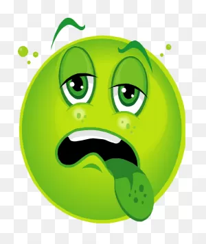 Smileys Clipart Sick - Feeling Sick Clip Art | Full Size Png ClipartFlare.com 