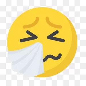 Cold, Emoji, Flu, Sick Smiley, Sneezing Face Icon - Download On ClipartFlare.com 