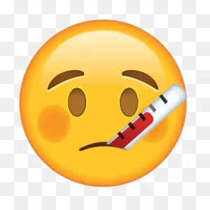 Download Face With Thermometer Emoji | Emoji Island