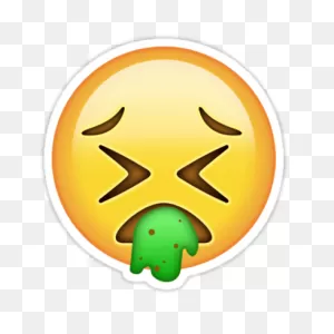 Sick Emoji Transparent Png - Stickpng