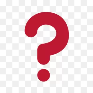 ❓ Interrogación Roja Emoji