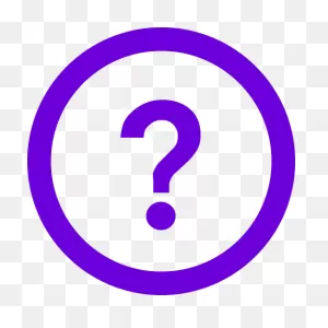 Signo De Interrogación Morado E Ícono De Pregunta (Símbolo Png)