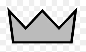Simple Silver Crown - Cartoon Crown No Background Clipart - Full ClipartFlare.com 