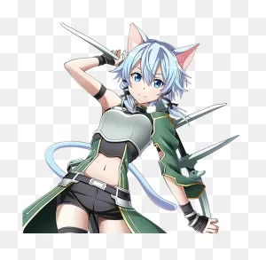Sinon And Sinon - Cartoon | Full Size Png Download | ClipartFlare