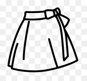 Crepe Wrap Skirt Clipart - Full Size Clipart (#2086422) - ClipartFlare