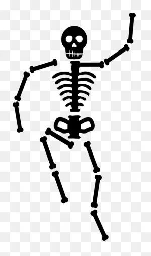 Human Skeleton Silhouette Clipart. Free Download Transparent .png ClipartFlare.com 