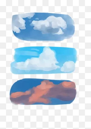 Sky Clouds Sunset Watercolour - Free Image On ClipartFlare