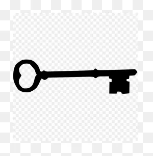 Skeleton Key Silhouettes Png - Free Png Images | ClipartFlare