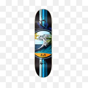 Yocaher Graphic Skateboard Deck - Wave
