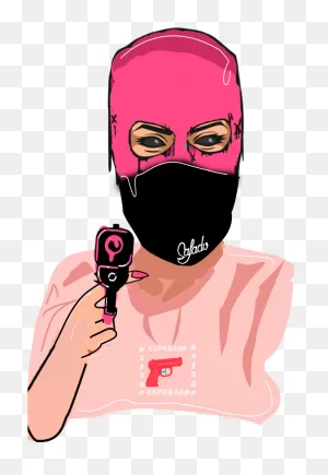 Beyonce Vector Pop Art Clipart Freeuse - Girls With Ski Mask - Png ClipartFlare.com 