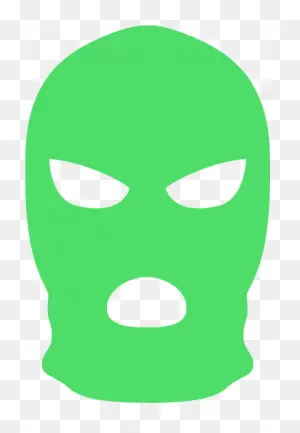 Ski Mask Silhouette - Free Vector Silhouettes | ClipartFlare