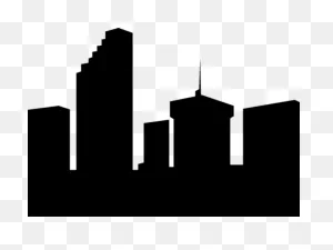 Skyscraper Clipart Gedung - Building Silhouette Clip Art - Png ClipartFlare.com 