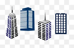 Skyscrapers Apartment Houses - Free Vector Graphic On ClipartFlare