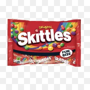 Skittles Candy Bag, Original Fun Size 9.1Oz - Water Butlers