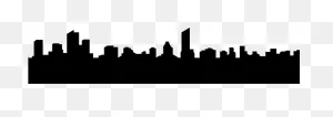 Pine Tree Clipart Skyline - City Skyline Silhouette Png | Full ClipartFlare.com 