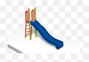 Free Standing Slide Unit Transparent Background - Playground Slide ClipartFlare.com 