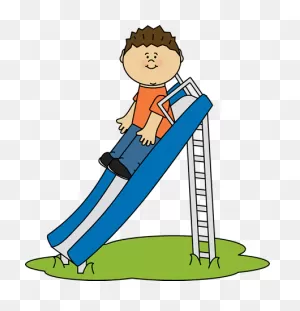 Kid Playing On A Slide Clip Art - Kid Playing On A Slide Image ClipartFlare.com 