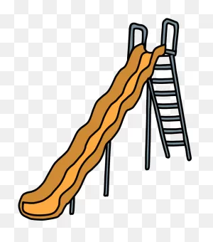 Slide, Wavy, Ladder, Orange Clipart - Full Size Clipart (#3375372 ClipartFlare.com 