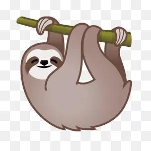Sloth Emoji Clipart. Free Download Transparent .png | ClipartFlare