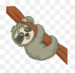 Sloth Clipart - Cartoon - Png Download - Full Size Clipart ClipartFlare.com 