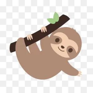 Sloth PNG-WebP | Cute Sloth PNG-WebP | Baby Sloth PNG-WebP Logo | Sloth Animal ClipartFlare.com 