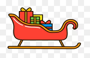 Santa Sleigh Clipart. Free Download Transparent .png | ClipartFlare