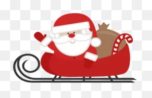Sleigh Clipart PNG-WebP - Santa In Sleigh | Full Size Png Download ClipartFlare.com 