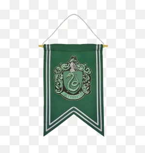 Slytherin Crest Embroidered Banner
