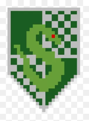 Slytherin - Pixel Art Harry Potter Slytherin Clipart - Large Size ClipartFlare.com 