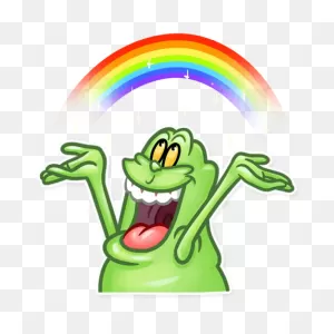 Slimer Ghost Busters Funny Sticker 23 | Custom Decals & Vinyls ClipartFlare.com 