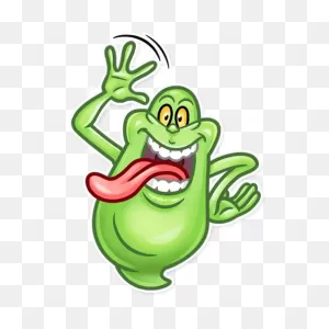 Slimer Ghost Busters Funny Sticker 5 | Custom Decals & Vinyls ClipartFlare.com 