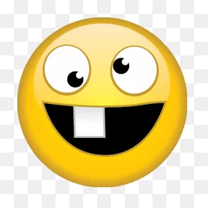 Clip Art Goofy Smiley Face - Smile Emoji Png | Full Size Png ClipartFlare.com 