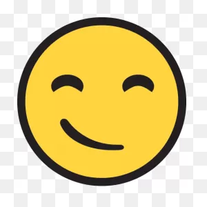 Smiley Emoji Smirk Emoticon - Smirk Smiley Png Download - 512*512 ClipartFlare.com 