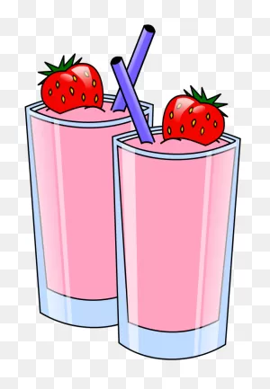 Clipart Of Drinks - Soda Pop, Lemonade, Juice And Cocoa | Vegan ClipartFlare.com 