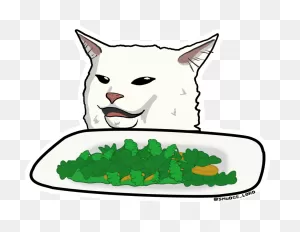 Salad Smudge Sticker – Smudge Lord | Cat Drawing, Cat Painting ClipartFlare.com 