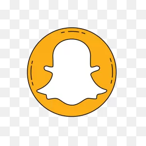 Logo, Orange, Snapchat Free Icon Of Famous Logos In Orange
