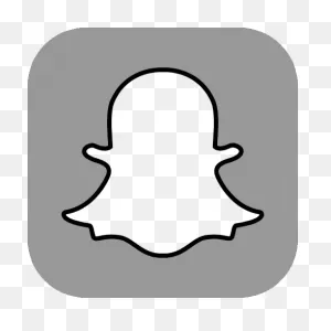 White Snapchat Logo Png - Snapchat Icon No Background | Full Size ClipartFlare.com 
