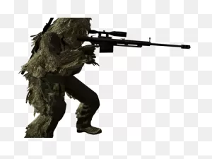 Sniper Clipart Call Duty - Ghillie Suit Sniper Png Transparent Png ClipartFlare.com 
