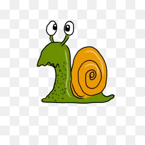 Confused Snail Cartoon - Free Image On ClipartFlare