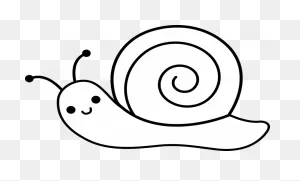 Download Snail Cartoon Black And White Clipart White - Snail ClipartFlare.com 