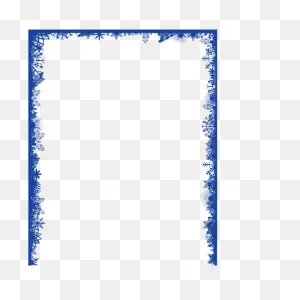 Snowflake Clip Art - Blue Snowflake Border Png Download - 567*567 ClipartFlare.com 